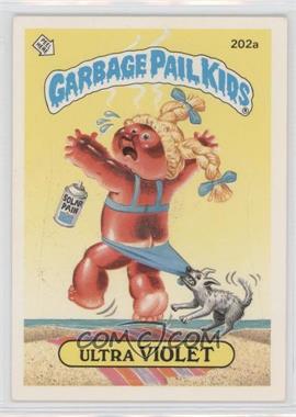 1986 Topps Garbage Pail Kids Series 5 - [Base] #202a.2 - Ultra Violet (Two Star Back)