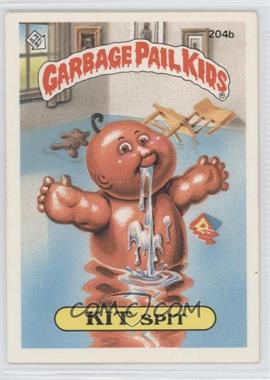 1986 Topps Garbage Pail Kids Series 5 - [Base] #204b.1 - Kit Spit (one star back)