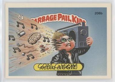 1986 Topps Garbage Pail Kids Series 5 - [Base] #206b.2 - Audio Augie (Two Star Back) [EX to NM]