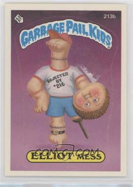 1986 Topps Garbage Pail Kids Series 6 - [Base] #213b - Elliot Mess [Good to VG‑EX]