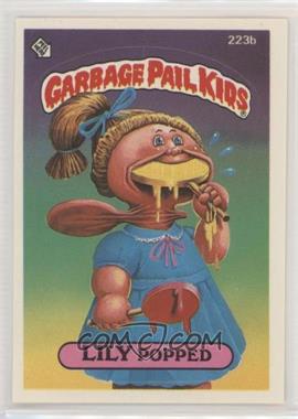 1986 Topps Garbage Pail Kids Series 6 - [Base] #223b - Lily Popped