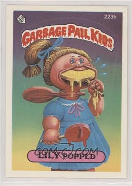 1986 Topps Garbage Pail Kids Series 6 - [Base] #223b - Lily Popped