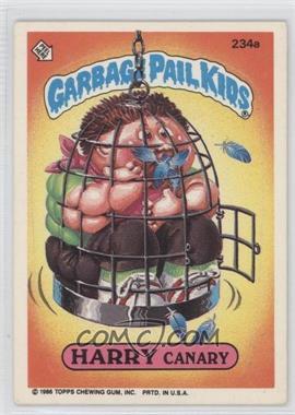 1986 Topps Garbage Pail Kids Series 6 - [Base] #234a - Harry Canary