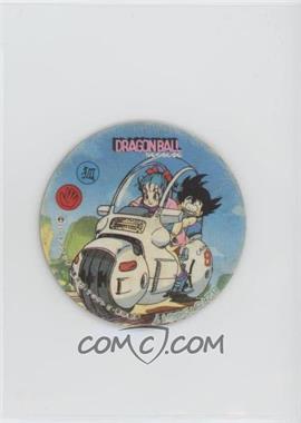 1987 Menko Round Dragon Ball - [Base] #_BUGO.2 - Bulma, Son Goku [EX to NM]
