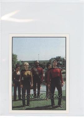 1987 Panini Star Trek The Next Generation Stickers - [Base] #183 - Tasha Yar, Deanna Troi, Lt. Commander Worf, Wesley Crusher, Commander William Riker
