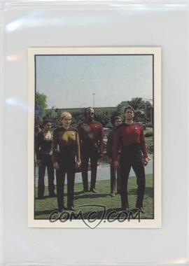 1987 Panini Star Trek The Next Generation Stickers - [Base] #183 - Tasha Yar, Deanna Troi, Lt. Commander Worf, Wesley Crusher, Commander William Riker