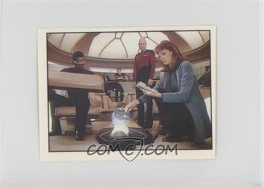 1987 Panini Star Trek The Next Generation Stickers - [Base] #202 - Geordi LaForge, Jean-Luc Picard, Dr. Beverly Crusher