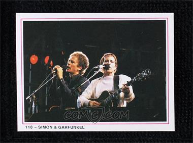 1987 Swedish Pop Stars Samlarserien Stickers - [Base] #118 - Simon & Garfunkel, Paul Simon, Art Garfunkel