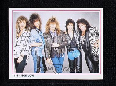 1987 Swedish Pop Stars Samlarserien Stickers - [Base] #119 - Bon Jovi, Jon Bon Jovi, Richie Sambora, Tico Torres, Alec John Such, David Bryan