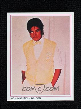 1987 Swedish Pop Stars Samlarserien Stickers - [Base] #48 - Michael Jackson