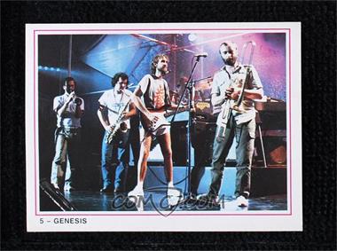 1987 Swedish Pop Stars Samlarserien Stickers - [Base] #5 - Genesis [Good to VG‑EX]