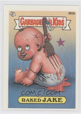 1987 Topps Garbage Pail Kids Series 10 - [Base] #383b.1 - Raked Jake (one star back)