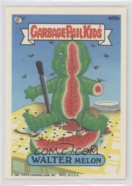 1987 Topps Garbage Pail Kids Series 10 - [Base] #405b - Walter Melon