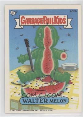 1987 Topps Garbage Pail Kids Series 10 - [Base] #405b - Walter Melon