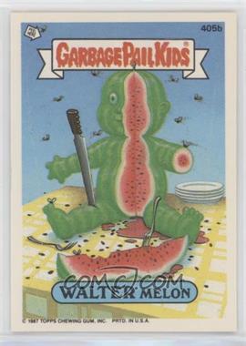 1987 Topps Garbage Pail Kids Series 10 - [Base] #405b - Walter Melon