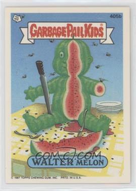 1987 Topps Garbage Pail Kids Series 10 - [Base] #405b - Walter Melon