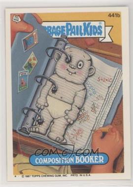 1987 Topps Garbage Pail Kids Series 11 - [Base] #441b.1 - Composition Booker (One Star)