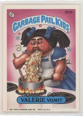 1987 Topps Garbage Pail Kids Series 7 - [Base] #251b - Valerie Vomit