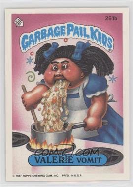 1987 Topps Garbage Pail Kids Series 7 - [Base] #251b - Valerie Vomit