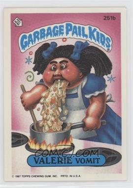 1987 Topps Garbage Pail Kids Series 7 - [Base] #251b - Valerie Vomit