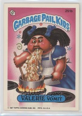 1987 Topps Garbage Pail Kids Series 7 - [Base] #251b - Valerie Vomit