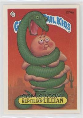 1987 Topps Garbage Pail Kids Series 7 - [Base] #274a.1 - Reptilian Lillian (one star back)