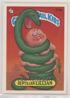 1987 Topps Garbage Pail Kids Series 7 - [Base] #274a.1 - Reptilian Lillian (one star back)