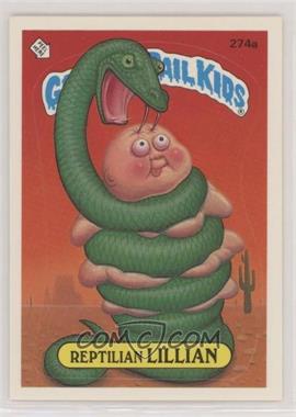 1987 Topps Garbage Pail Kids Series 7 - [Base] #274a.1 - Reptilian Lillian (one star back)