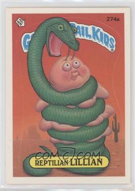 1987 Topps Garbage Pail Kids Series 7 - [Base] #274a.1 - Reptilian Lillian (one star back)