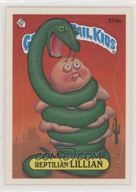 1987 Topps Garbage Pail Kids Series 7 - [Base] #274a.1 - Reptilian Lillian (one star back)