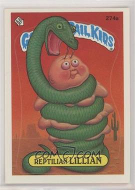 1987 Topps Garbage Pail Kids Series 7 - [Base] #274a.1 - Reptilian Lillian (one star back)