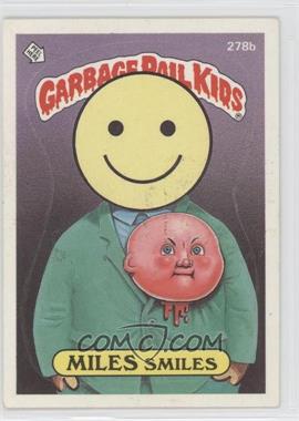 1987 Topps Garbage Pail Kids Series 7 - [Base] #278b.2 - Miles Smiles (two star back)