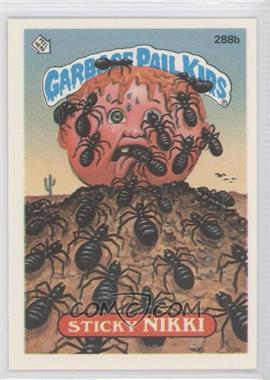 1987 Topps Garbage Pail Kids Series 7 - [Base] #288b.2 - Sticky Nikki (two star back)