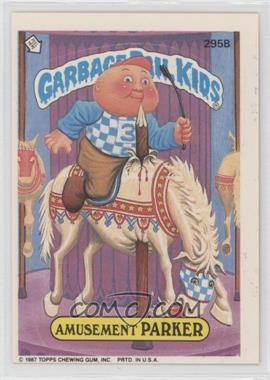 1987 Topps Garbage Pail Kids Series 8 - [Base] #295b - Amusement Parker