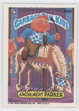 1987 Topps Garbage Pail Kids Series 8 - [Base] #295b - Amusement Parker