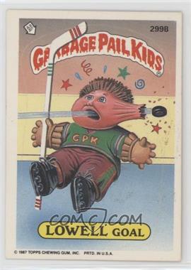 1987 Topps Garbage Pail Kids Series 8 - [Base] #299b - Lowell Goal