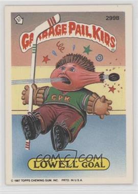 1987 Topps Garbage Pail Kids Series 8 - [Base] #299b - Lowell Goal