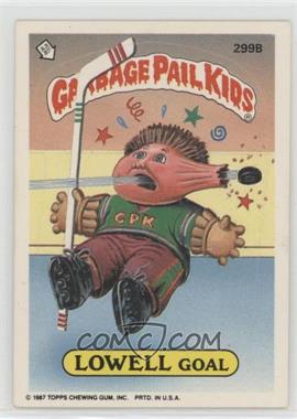 1987 Topps Garbage Pail Kids Series 8 - [Base] #299b - Lowell Goal