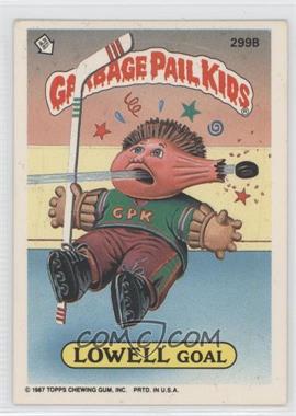 1987 Topps Garbage Pail Kids Series 8 - [Base] #299b - Lowell Goal