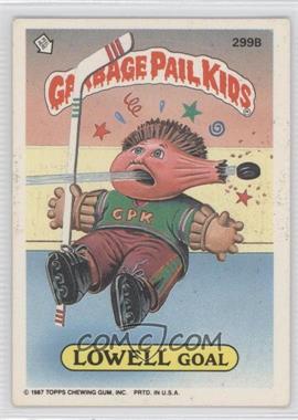 1987 Topps Garbage Pail Kids Series 8 - [Base] #299b - Lowell Goal