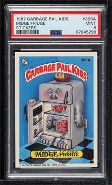 1987 Topps Garbage Pail Kids Series 8 - [Base] #306a - Midge Fridge [PSA 9 MINT]