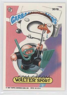 1987 Topps Garbage Pail Kids Series 8 - [Base] #307b - Walter Sport