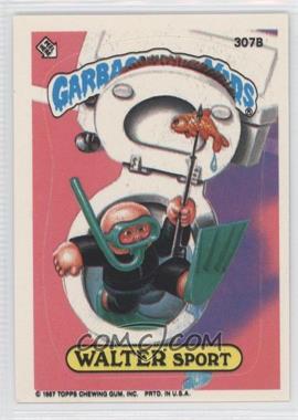 1987 Topps Garbage Pail Kids Series 8 - [Base] #307b - Walter Sport