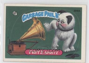 1987 Topps Garbage Pail Kids Series 8 - [Base] #308a.1 - Fritz Spritz (One Star Back)