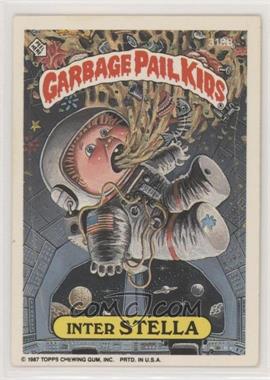 1987 Topps Garbage Pail Kids Series 8 - [Base] #318b.2 - Inter Stella (Thumb Puzzle Back)