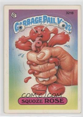1987 Topps Garbage Pail Kids Series 8 - [Base] #321b.2 - Squoze Rose (Two Star Back)