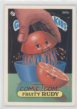 1987 Topps Garbage Pail Kids Series 9 - [Base] #341b.2 - Fruity Rudy (two star back)
