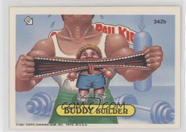 1987 Topps Garbage Pail Kids Series 9 - [Base] #342b - Buddy Builder