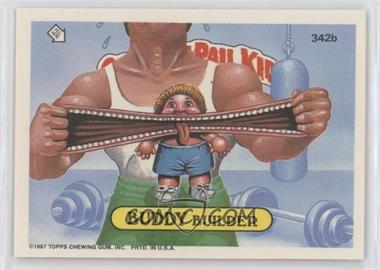 1987 Topps Garbage Pail Kids Series 9 - [Base] #342b - Buddy Builder