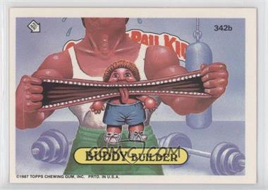 1987 Topps Garbage Pail Kids Series 9 - [Base] #342b - Buddy Builder